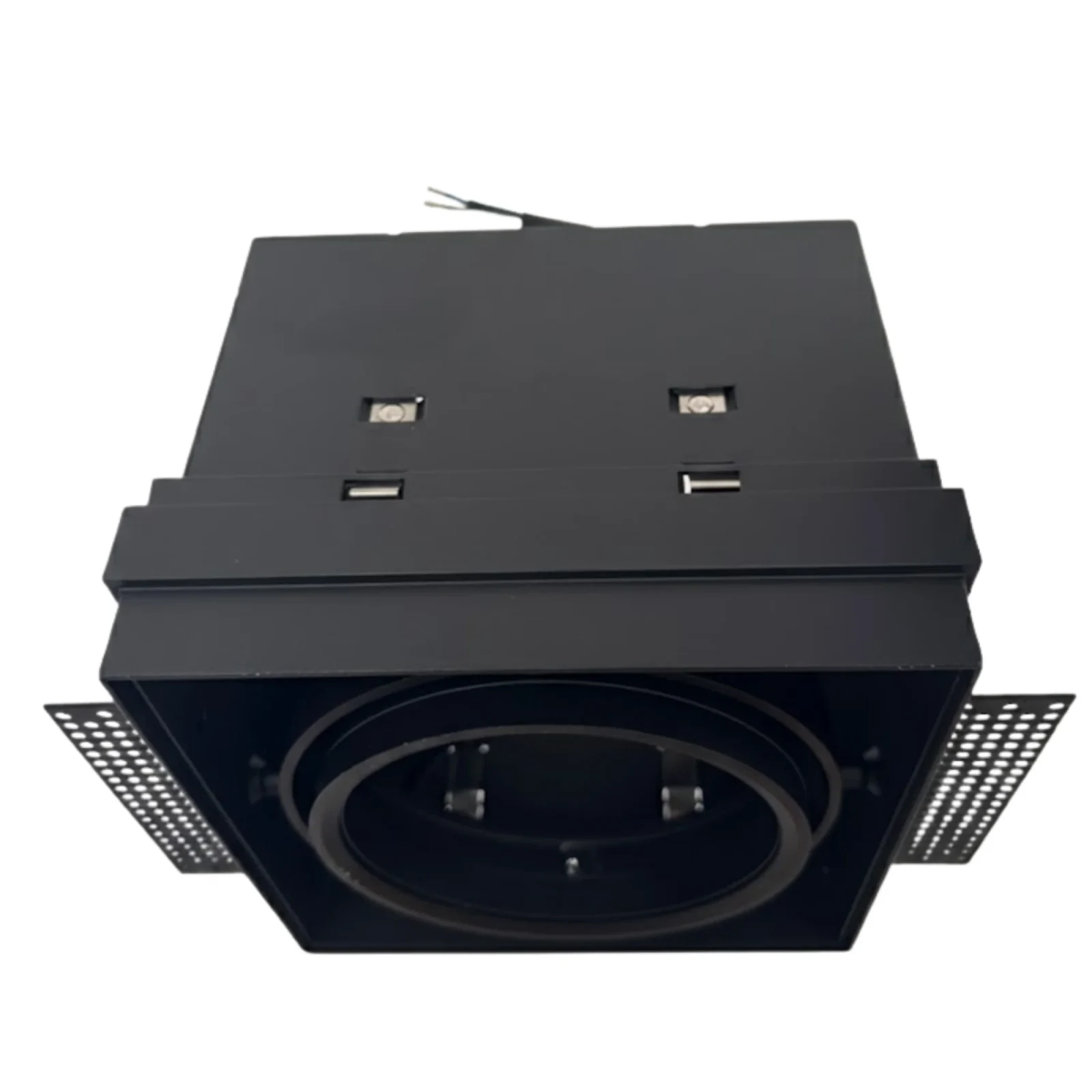 Inbouw Trimless Fitting, 1xAR111, Zwart