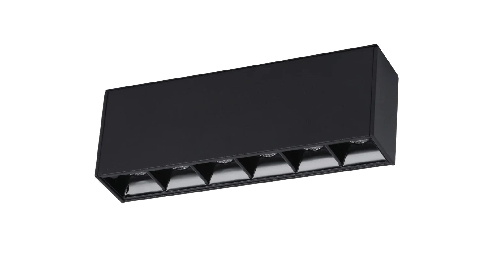 24V Track Spot DOT6, 6W, 3000K, Mat Zwart, Dimbaar
