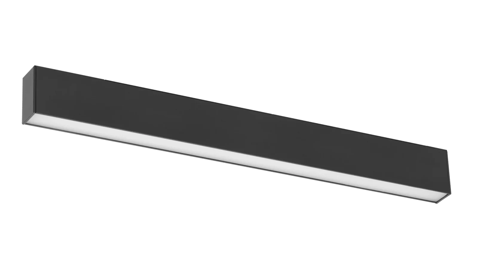 24V Track Linear, 30W, 2700K, Mat Zwart, Dimbaar