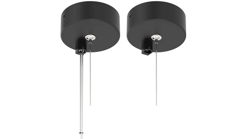 24V Track Rail Pendant Kit, Mat Zwart, 3m Staalkabel met Stroomdraad