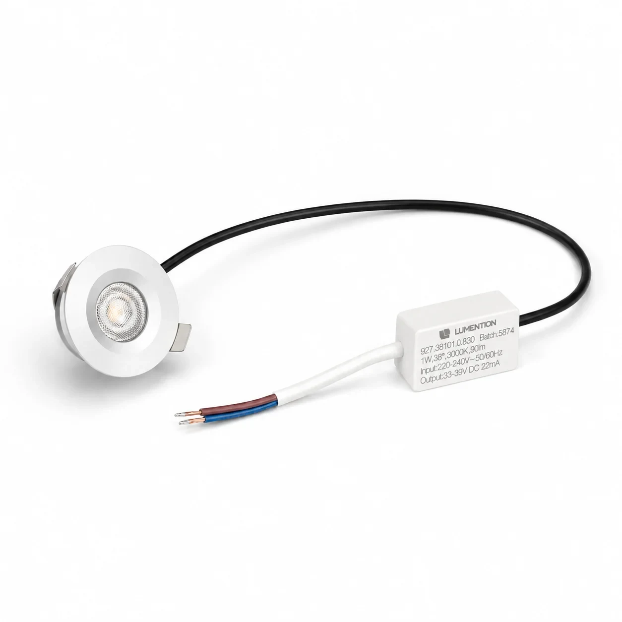 LED Verandaspot, 1W, 3000K, Aluminium