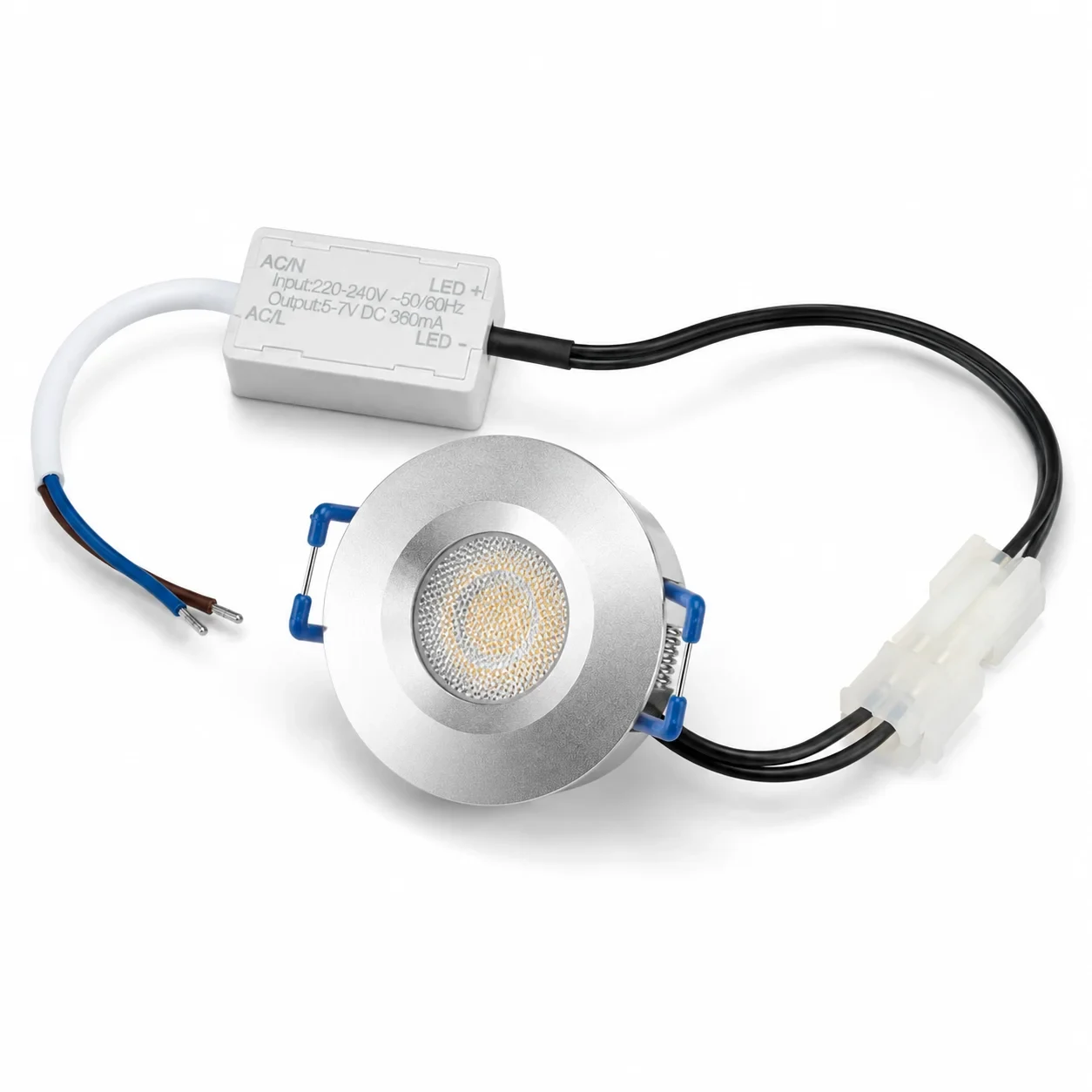 LED Verandaspot, 3W, 3000K, Aluminium