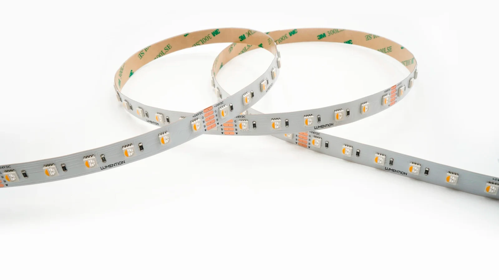 4-in-1 LED Strip, 14.4W/m, RGB+3000K, IP20
