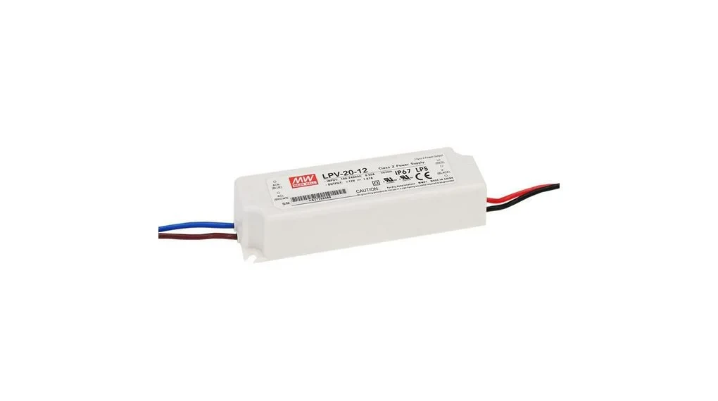 MEAN WELL LPV-20-12 Inbouwnetvoeding, 12Vdc, 1.67A, 20W