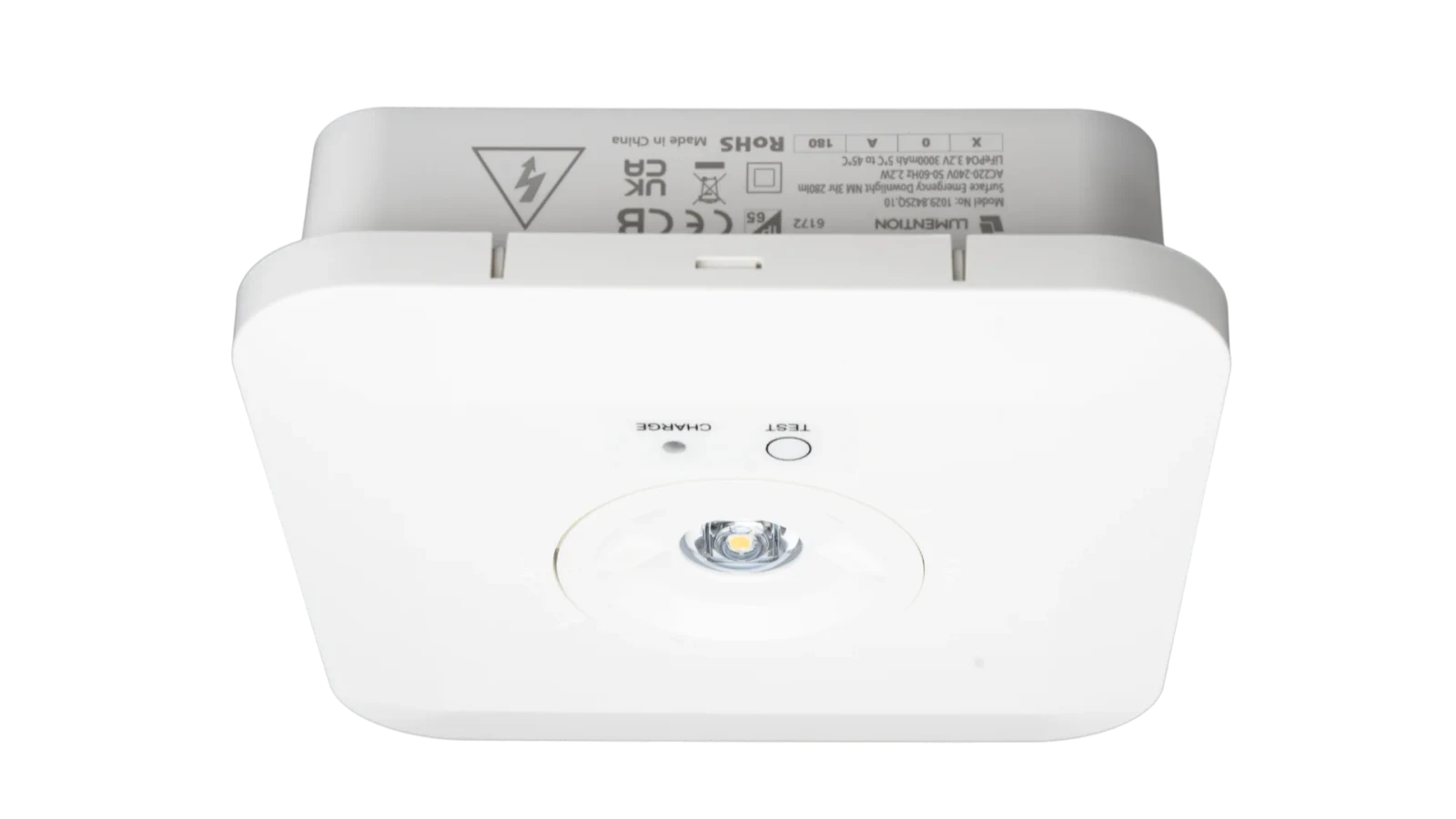 LED Noodverlichting Opbouw Spot, 3W, 6500K, IP20, Wit