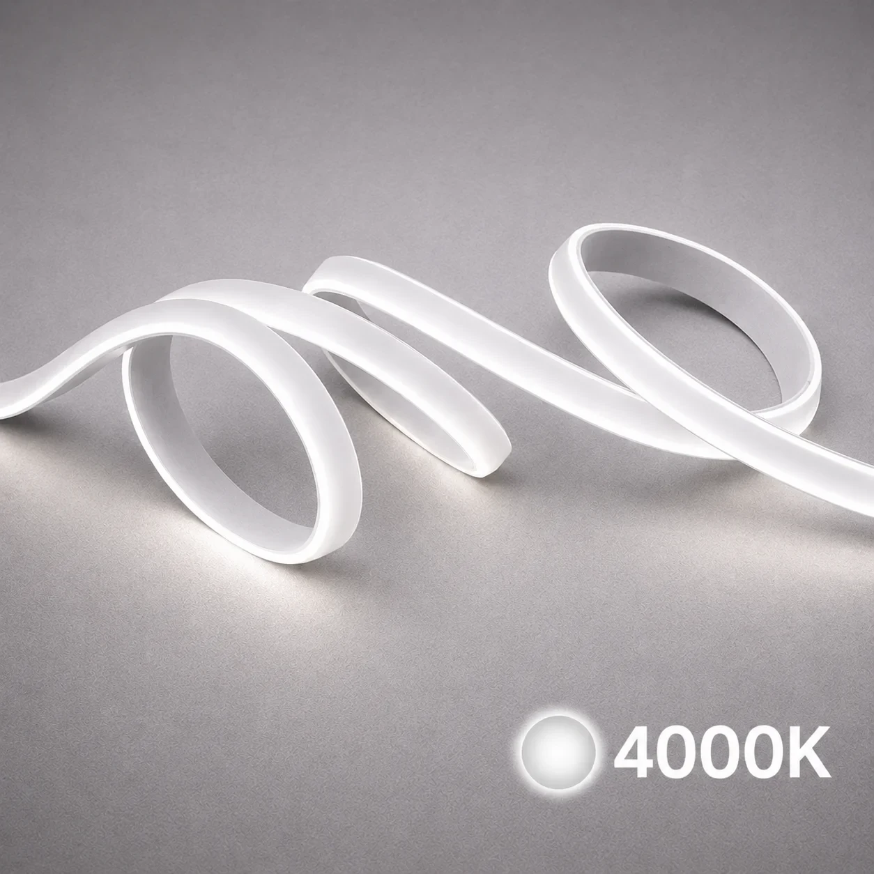 LED strip, 50 meter, Neutraal Wit 4000K, COB, High Voltage, 220V, IP65