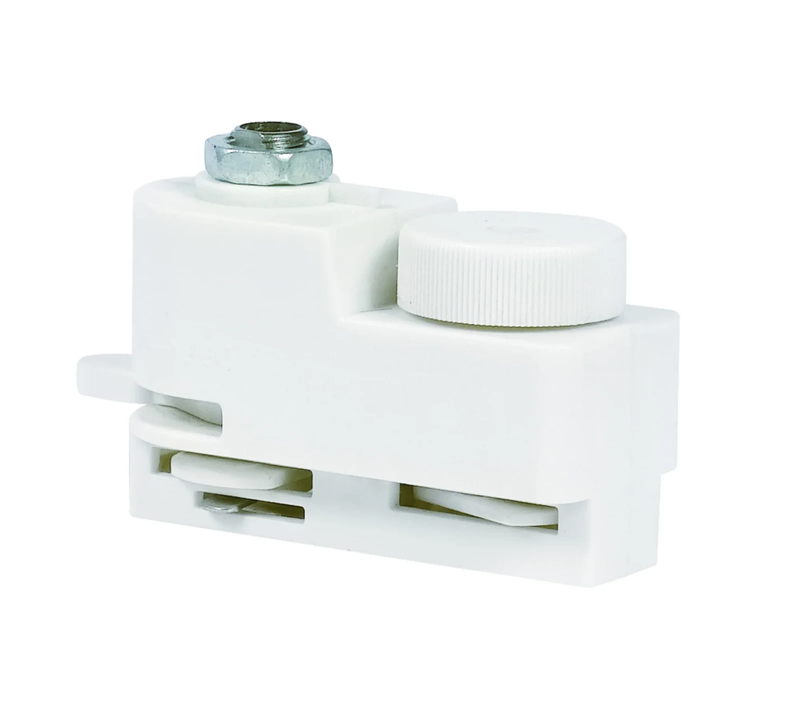 1-fase spanningsrail pendel adapter, Wit