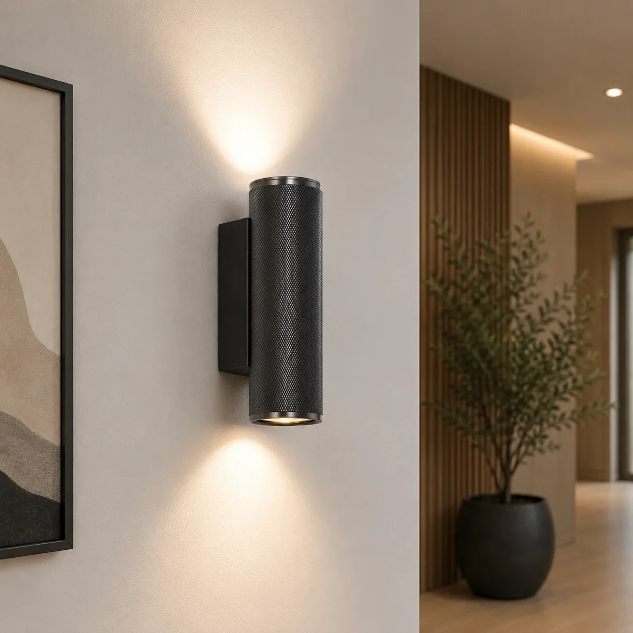 Wandlamp WALO GRID, Brons, IP20