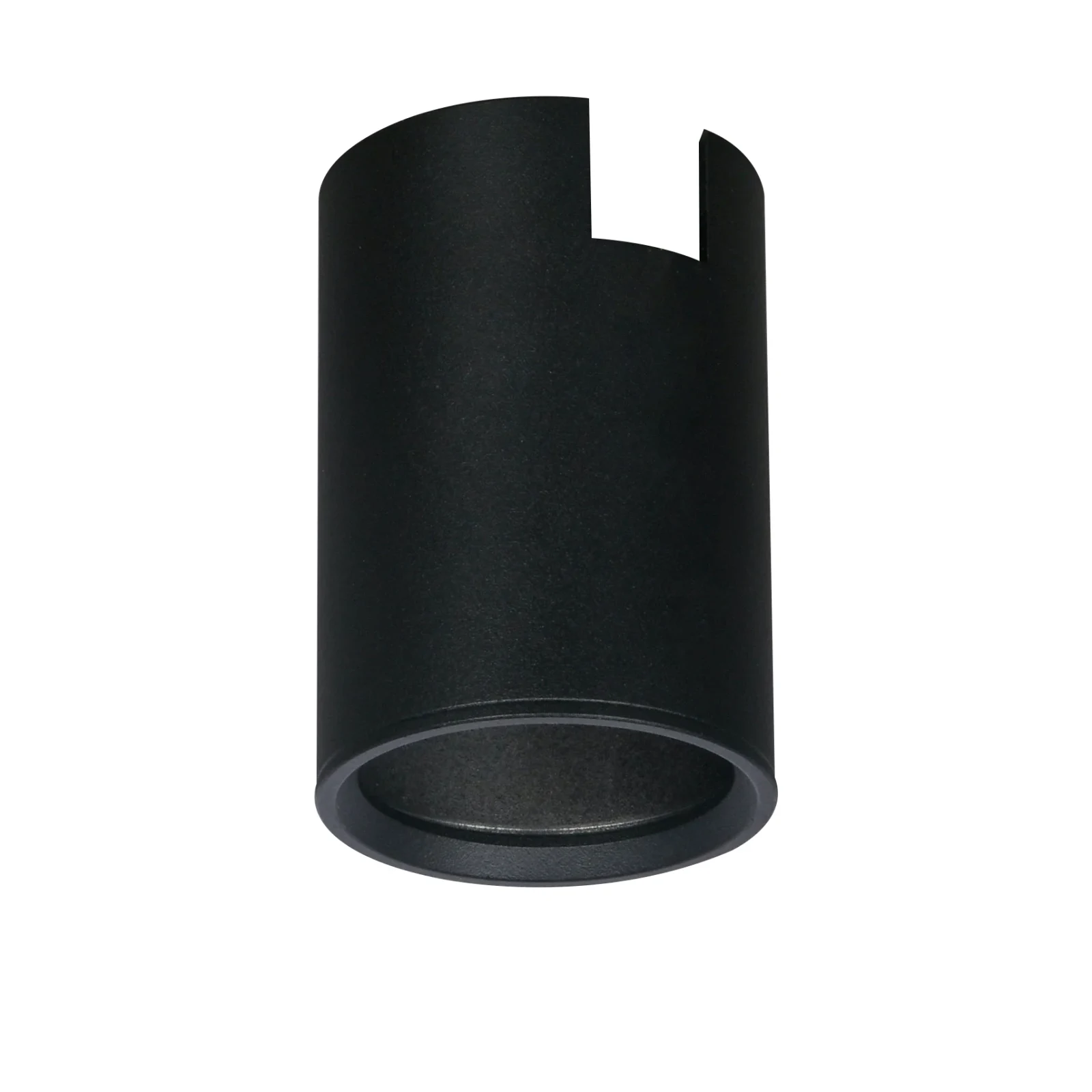 Opbouwspot NOVA FIX, GU10, Rond 80 mm, Zwart