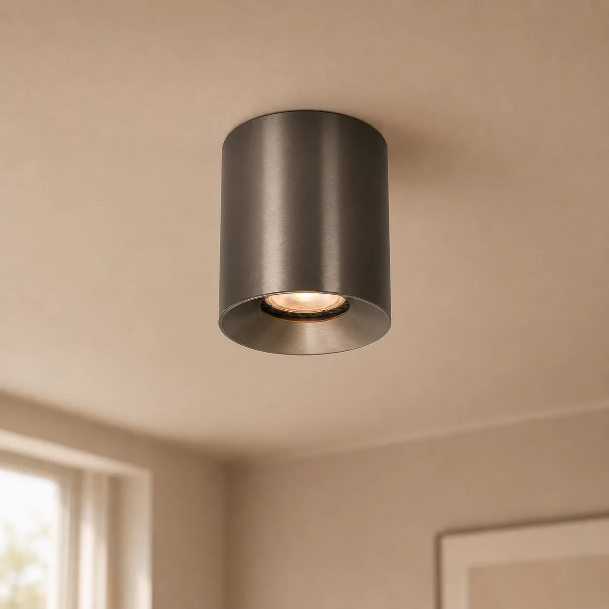 Plafondspot FACE, Rond, GU10, IP20, Brons