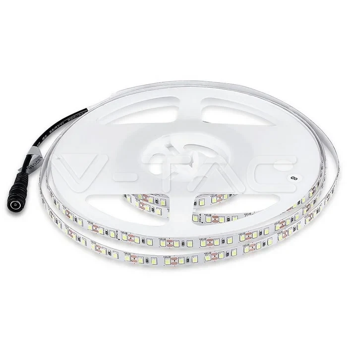 LED Strip 5 meter, 7.2W/m, 6400K Helder wit, IP20, 12V