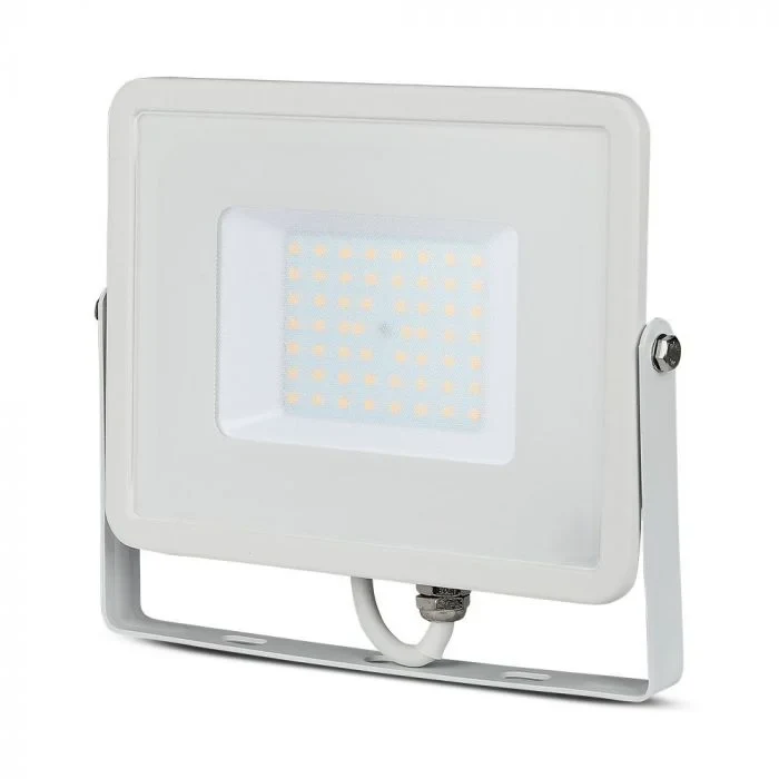LED Breedstraler, 50W, 3000K Warm Wit, 4000lm, IP65, Wit
