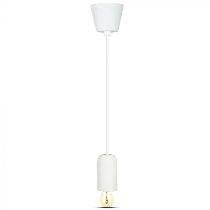 Hanglamp, E27, Wit