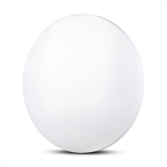 LED Dome Lamp, 12W, CCT Instelbaar, Melkwitte Deksel