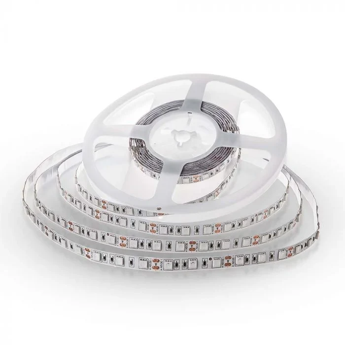 LED Strip 5 meter, 11W/m, 6500K Daglichtwit, IP20, 12V