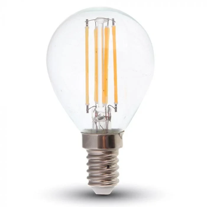 LED Filament Lamp P45, 4W, 2700K Warm Wit, E14, Dimbaar, 320 lumen