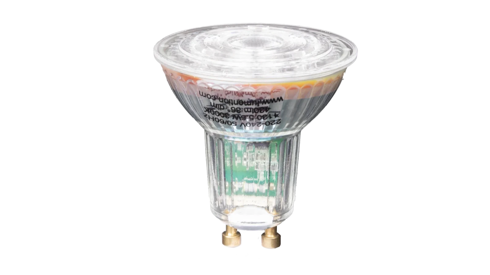 Dimbare GU10 LED Spot, 5,5W, 3000K Warm Wit, IP20