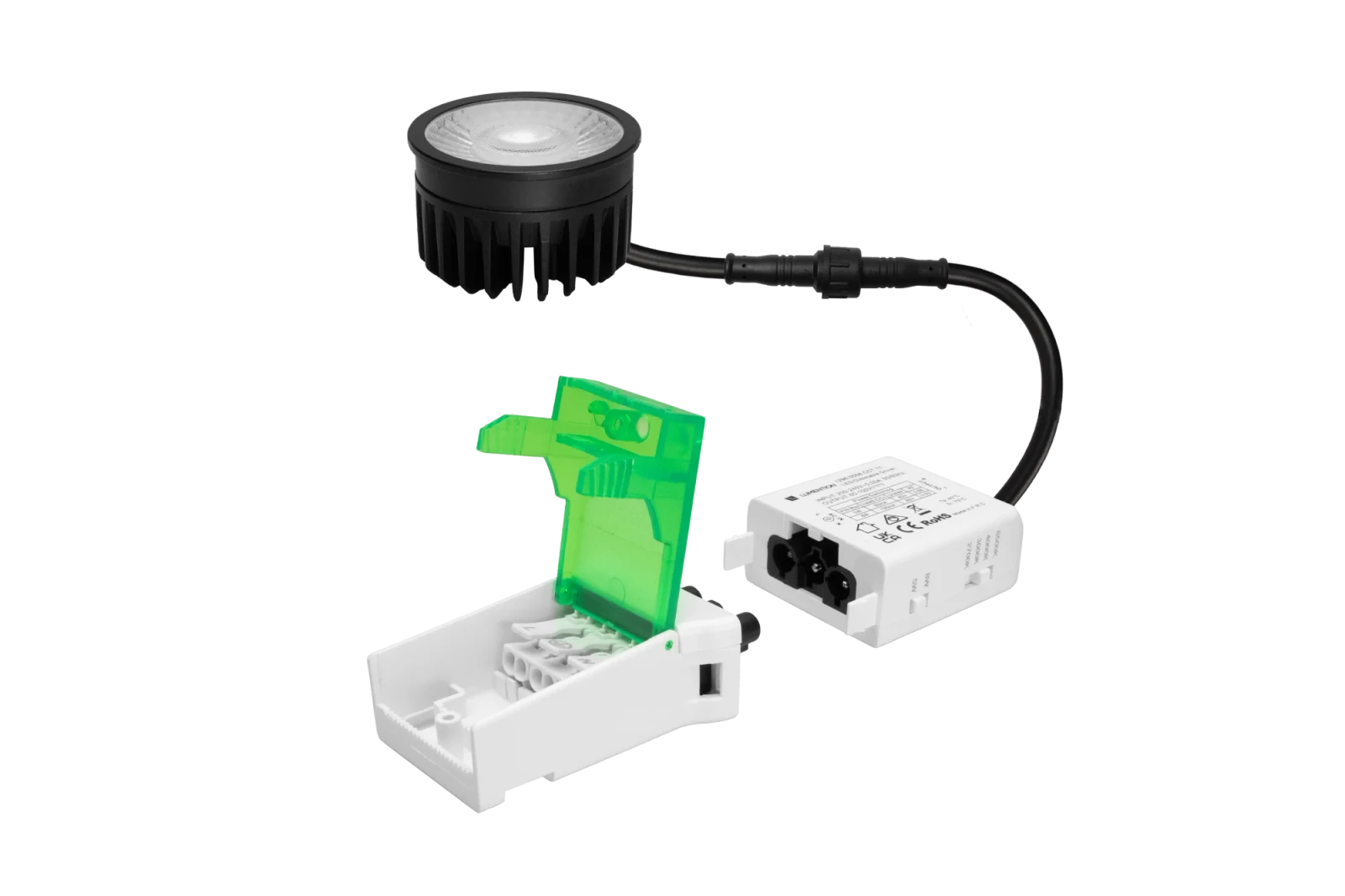LED Module, 5W/8W, 4CCT, 2700K/3000K/4000K/6500K, IP44, Dimbaar, Zwart