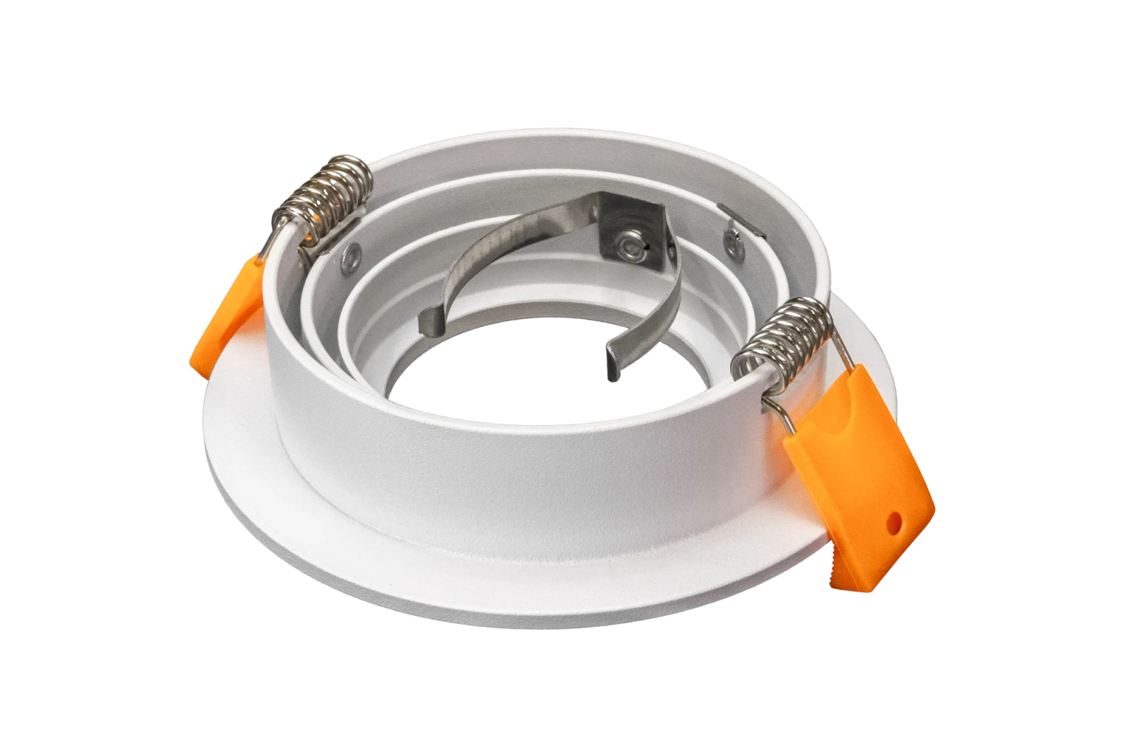 LED GU10 Inbouwspot Armatuur, Rond, Kantelbaar, IP20, Wit