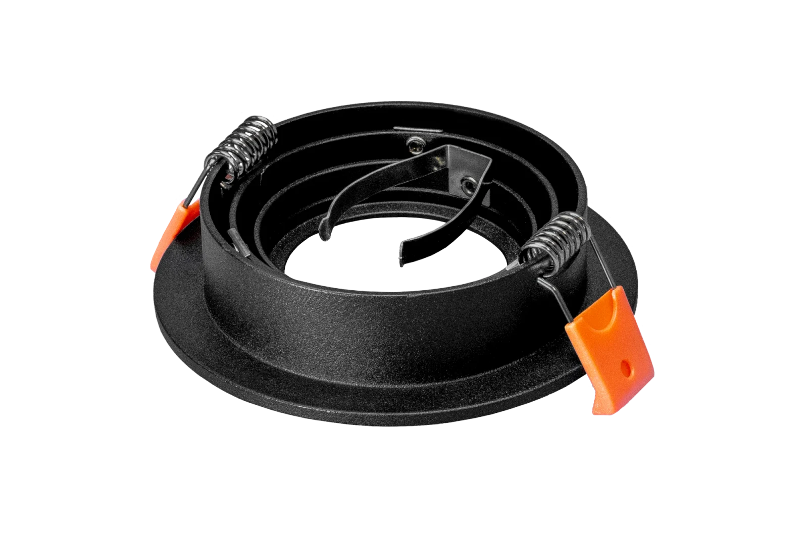 LED GU10 Inbouwspot Armatuur, Rond, Kantelbaar, IP20, Zwart