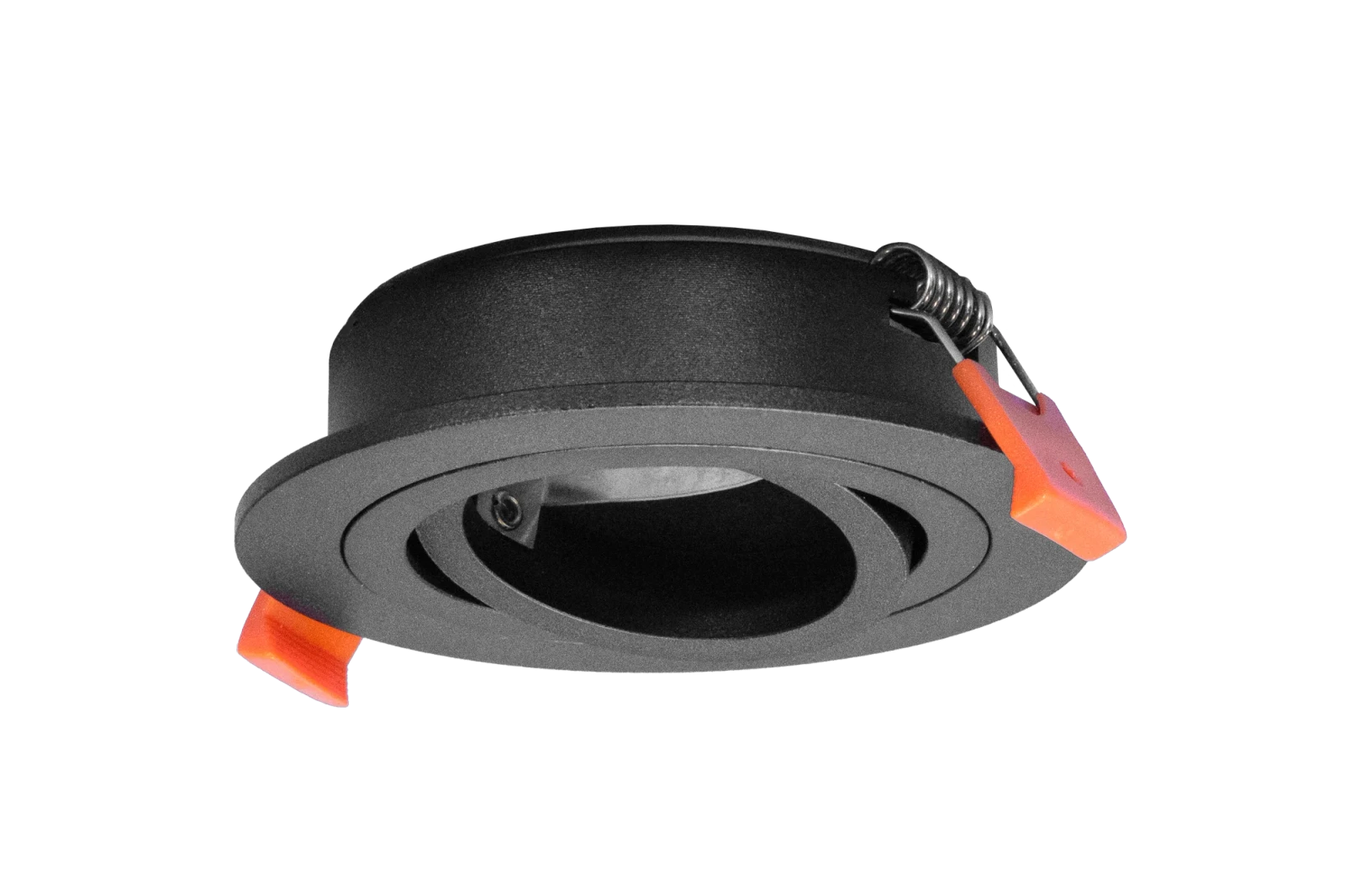 LED GU10 Inbouwspot Armatuur, Rond, Kantelbaar, IP20, Zwart