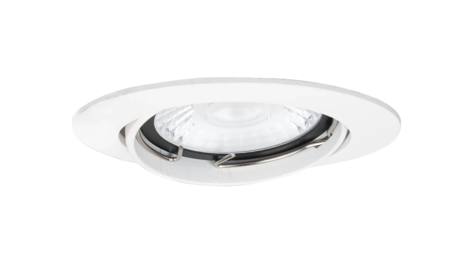 LED GU10 Inbouwspot Armatuur, Rond, Kantelbaar, IP20, Wit