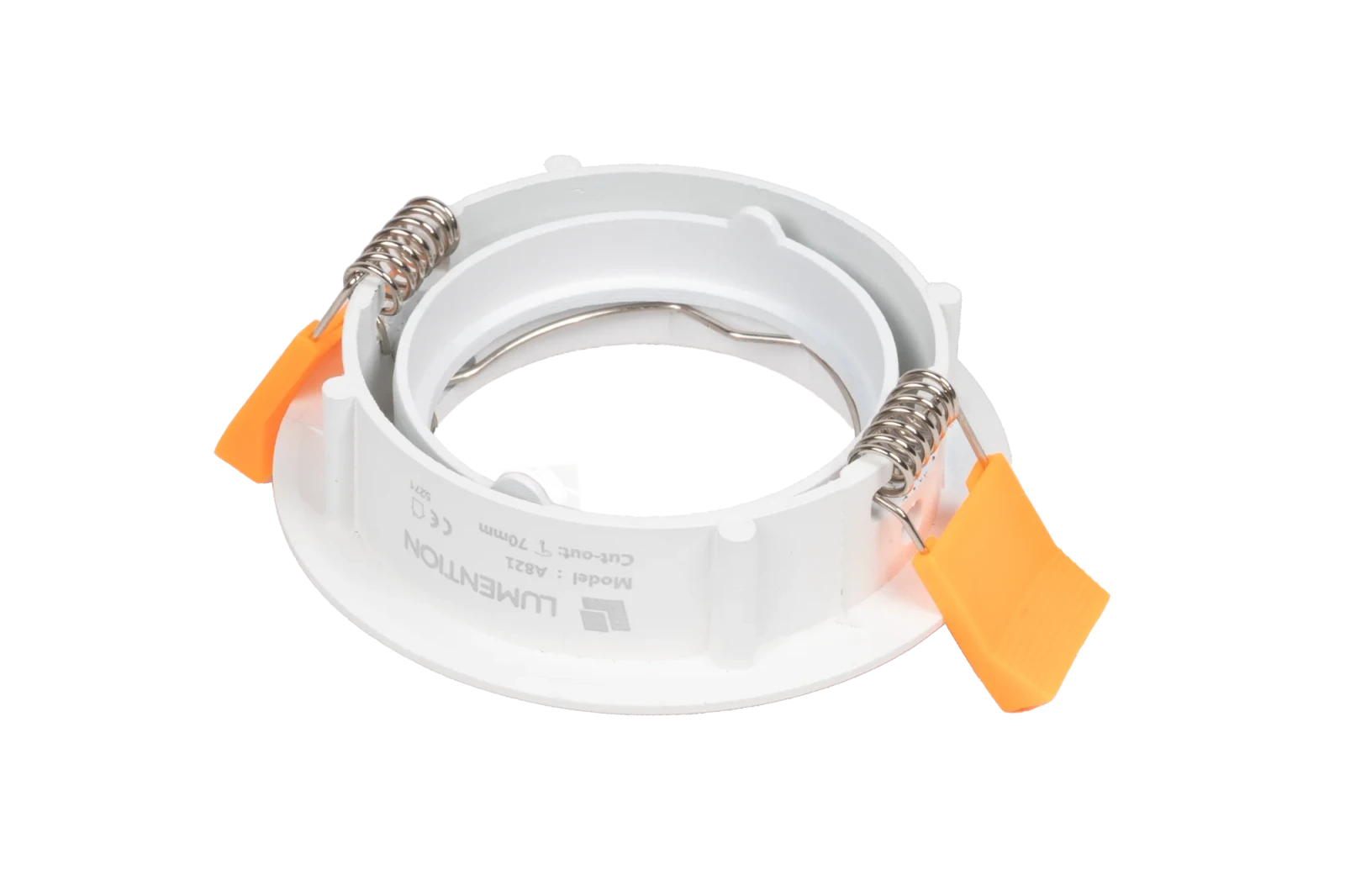 LED GU10 Inbouwspot Armatuur, Rond, Kantelbaar, IP20, Wit