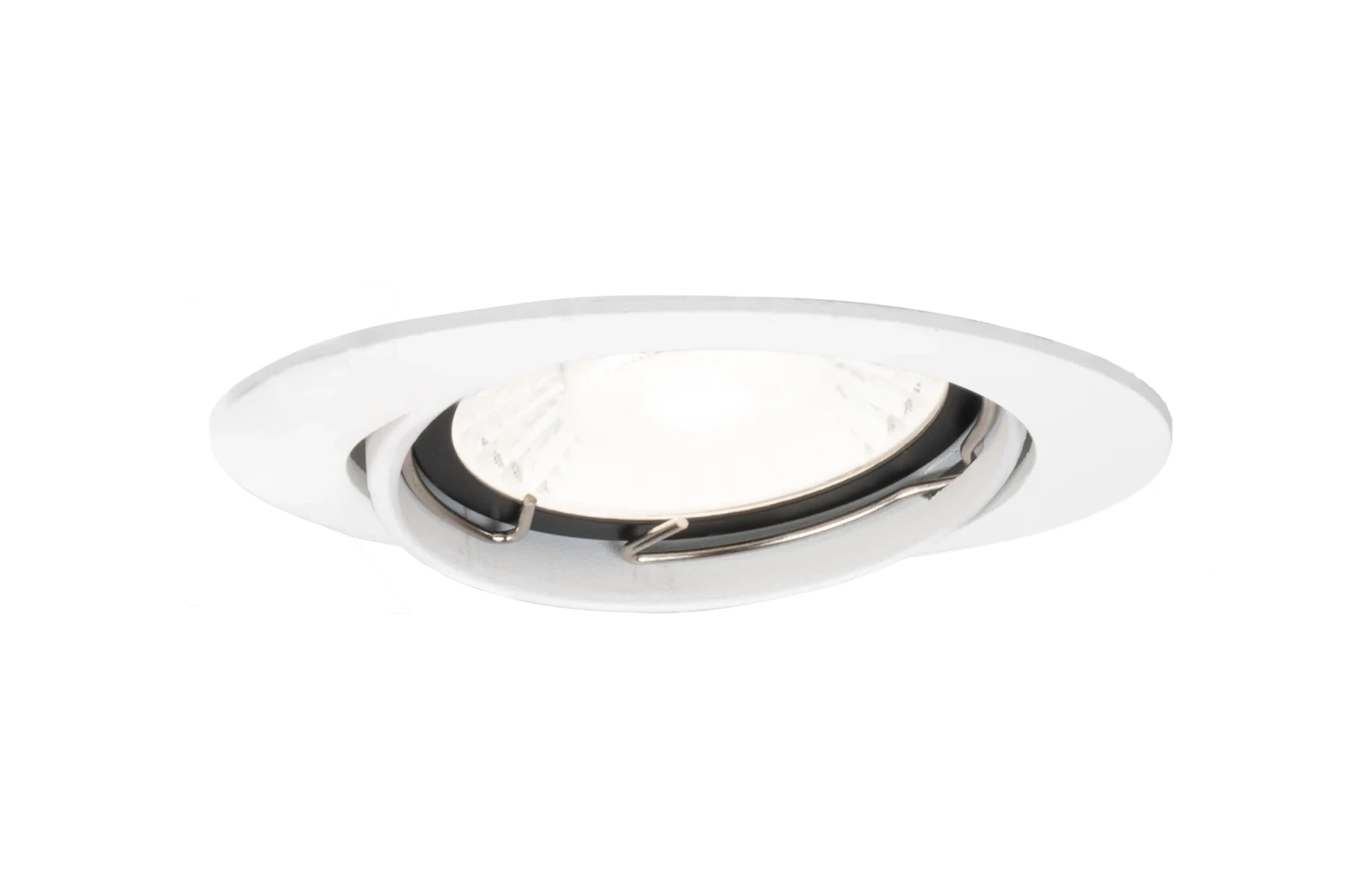 LED GU10 Inbouwspot Armatuur, Rond, Kantelbaar, IP20, Wit