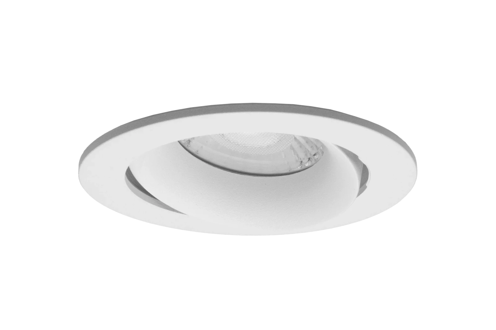 LED GU10 Inbouwspot Armatuur, Rond, Kantelbaar, IP20, Wit