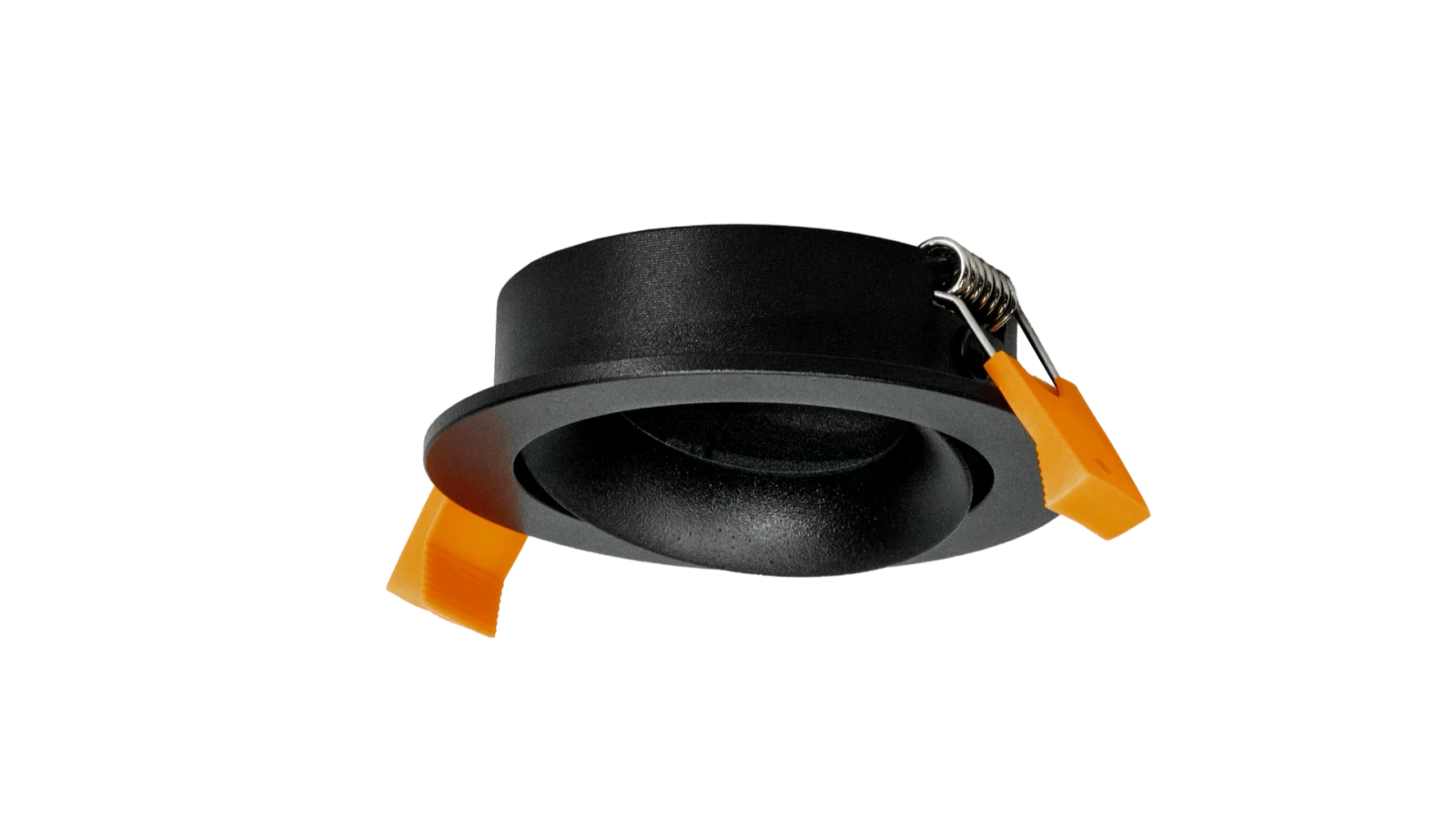 LED GU10 Inbouwspot Armatuur, Rond, Kantelbaar, IP20, Mat Zwart