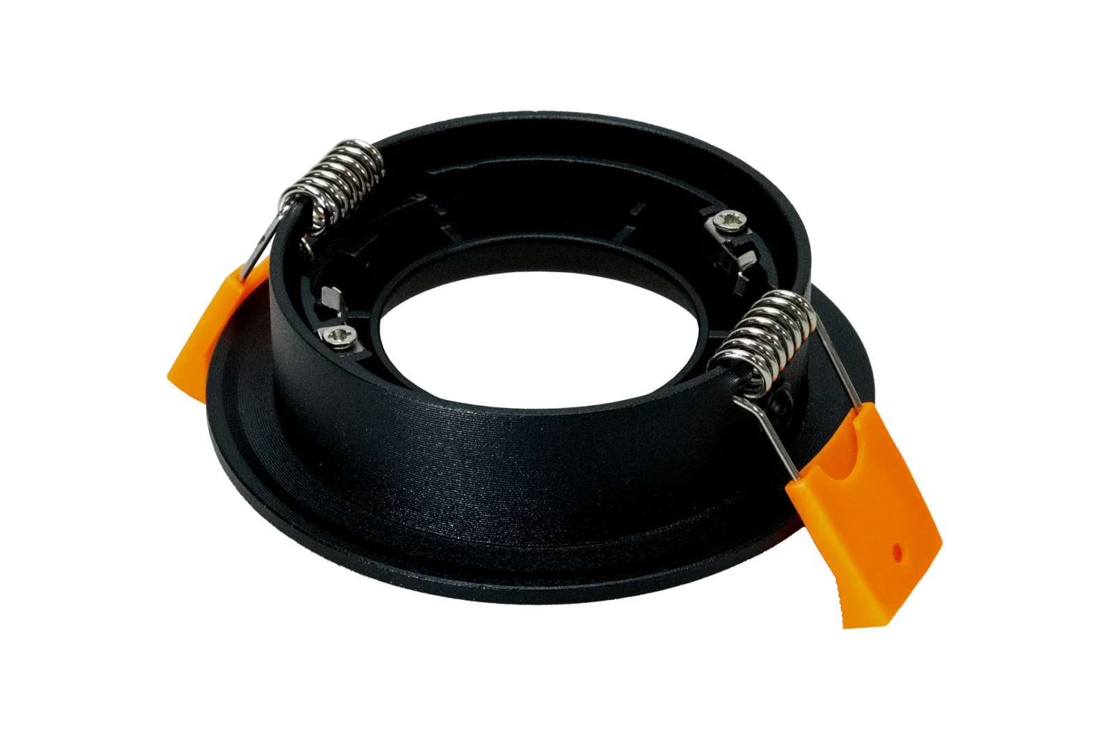 LED GU10 Inbouwspot Armatuur, Rond, Kantelbaar, IP20, Mat Zwart