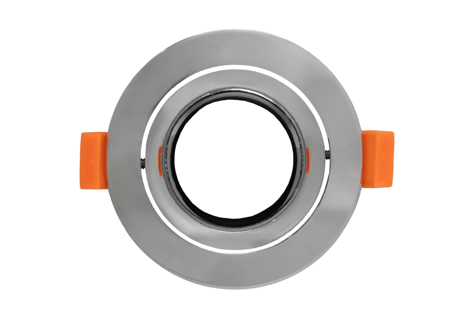 LED GU10 Inbouwspot Armatuur, Rond, Kantelbaar, IP20, Chroom