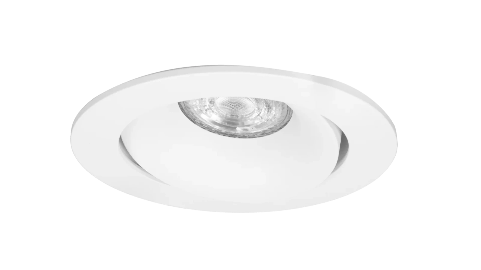LED GU10 Inbouwspot Armatuur, Rond, Kantelbaar, IP20, Wit