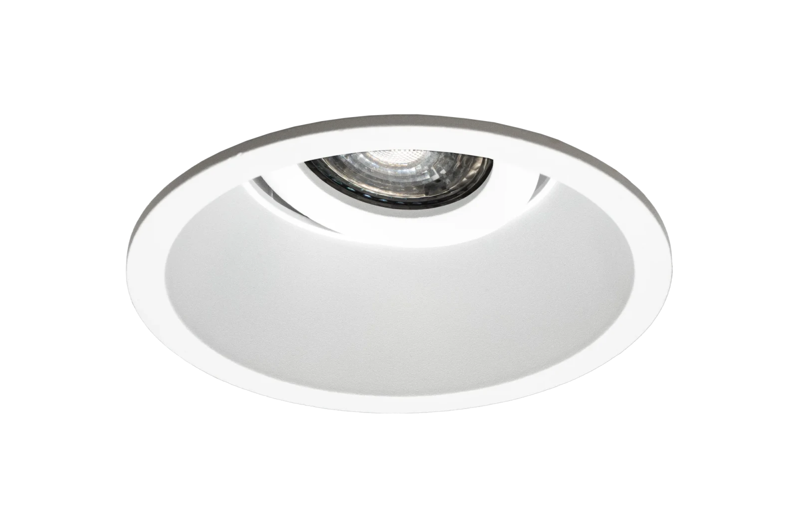 LED GU10 Inbouwspot Armatuur, Rond, Kantelbaar, IP20, Wit