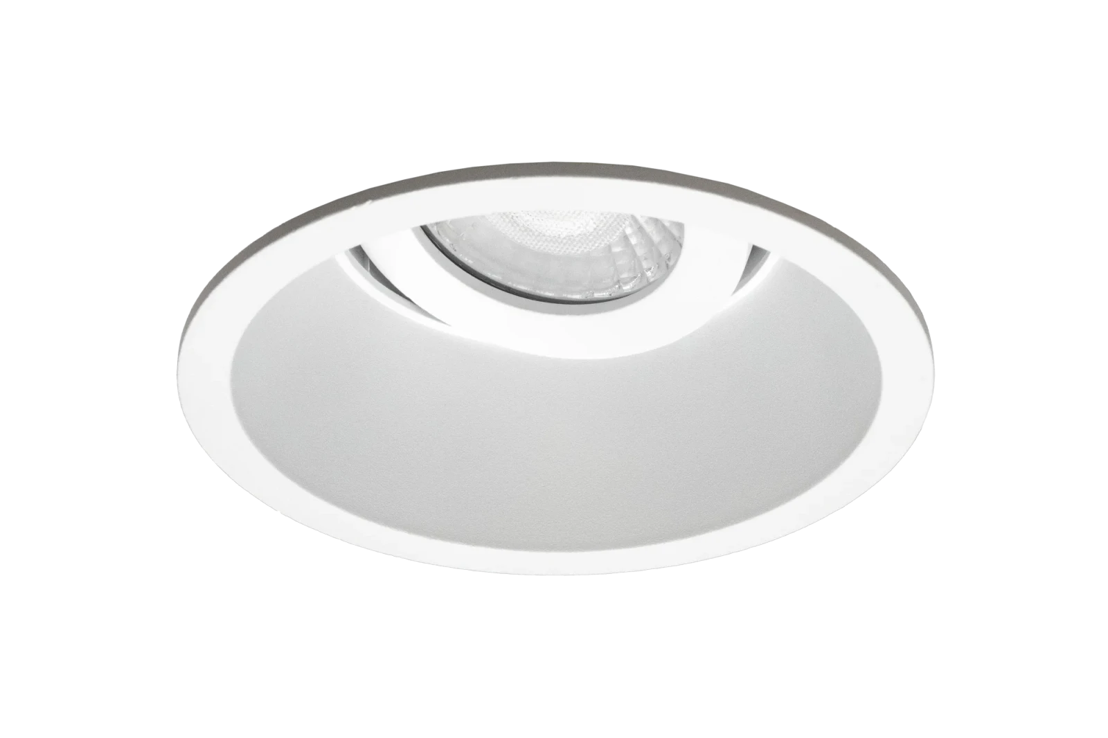 LED GU10 Inbouwspot Armatuur, Rond, Kantelbaar, IP20, Wit