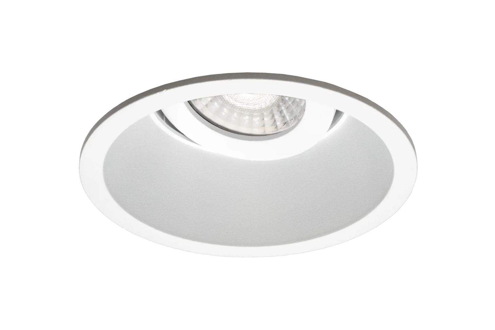 LED GU10 Inbouwspot Armatuur, Rond, Kantelbaar, IP20, Wit