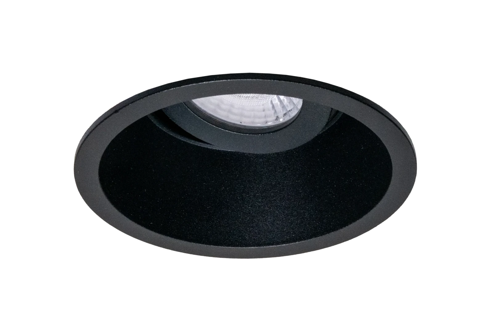 LED GU10 Inbouwspot Armatuur, Rond, Kantelbaar, IP20, Mat Zwart