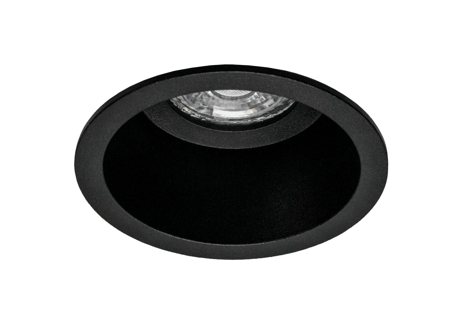 LED GU10 Inbouwspot Armatuur, Rond, IP20, Mat Zwart