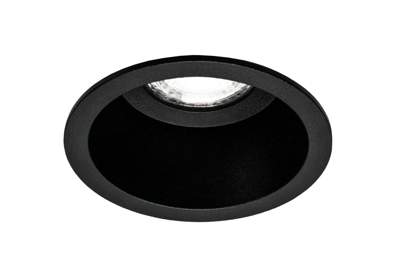 LED GU10 Inbouwspot Armatuur, Rond, IP20, Mat Zwart