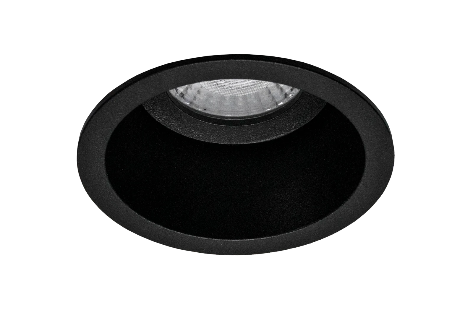 LED GU10 Inbouwspot Armatuur, Rond, IP20, Mat Zwart