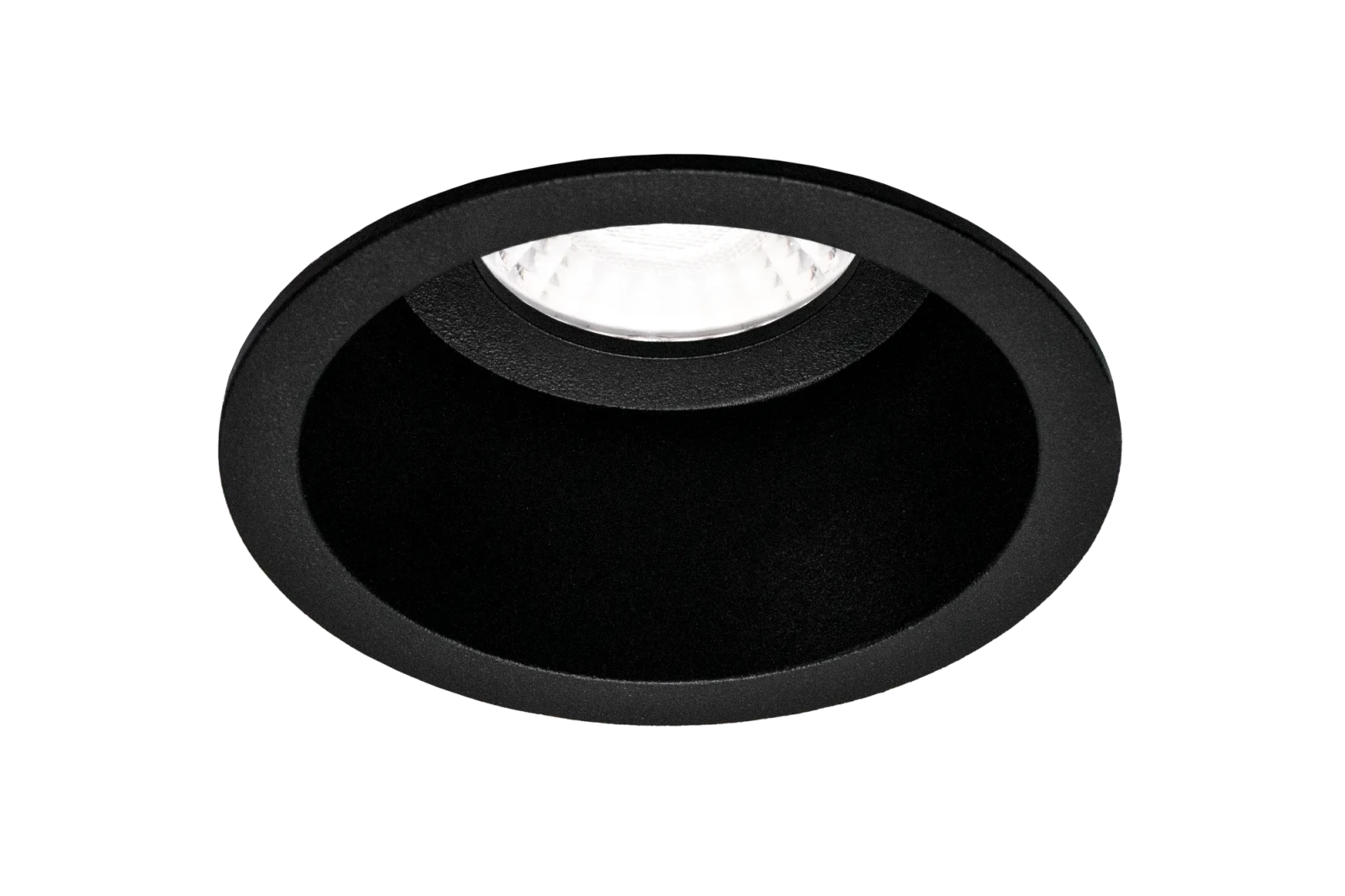 LED GU10 Inbouwspot Armatuur, Rond, IP20, Mat Zwart