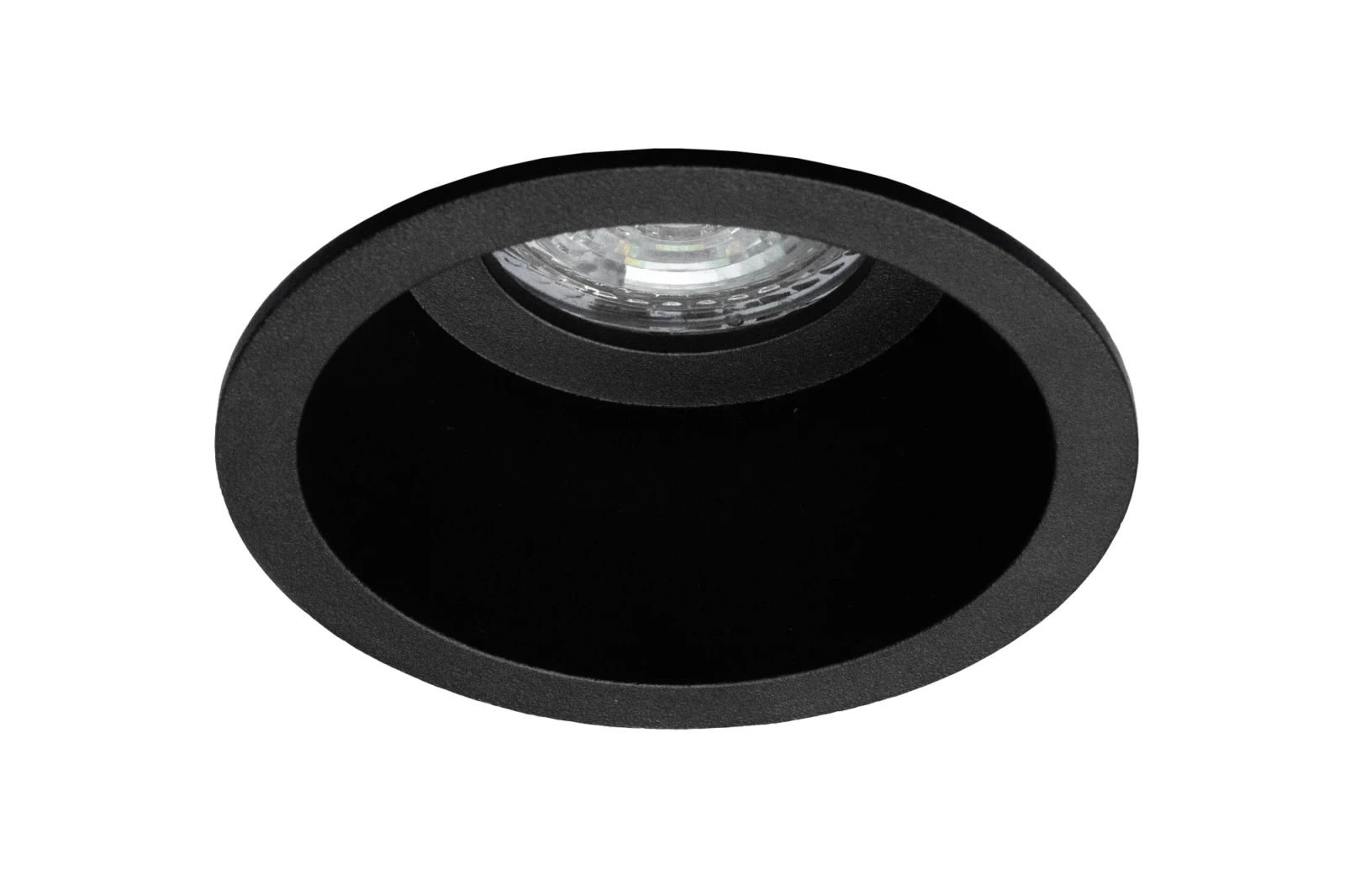 LED GU10 Inbouwspot Armatuur, Rond, IP54, Mat Zwart