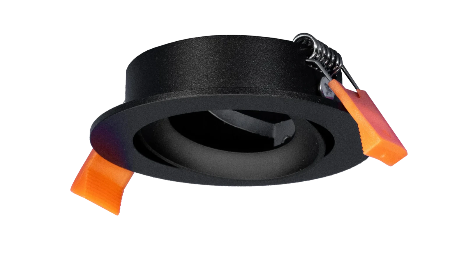 LED GU10 Inbouwspot Armatuur, Rond, Kantelbaar, IP20, Mat Zwart