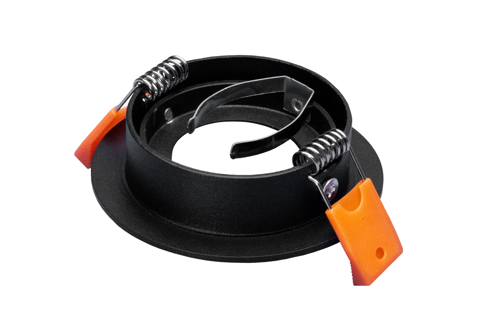 LED GU10 Inbouwspot Armatuur, Rond, Kantelbaar, IP20, Mat Zwart