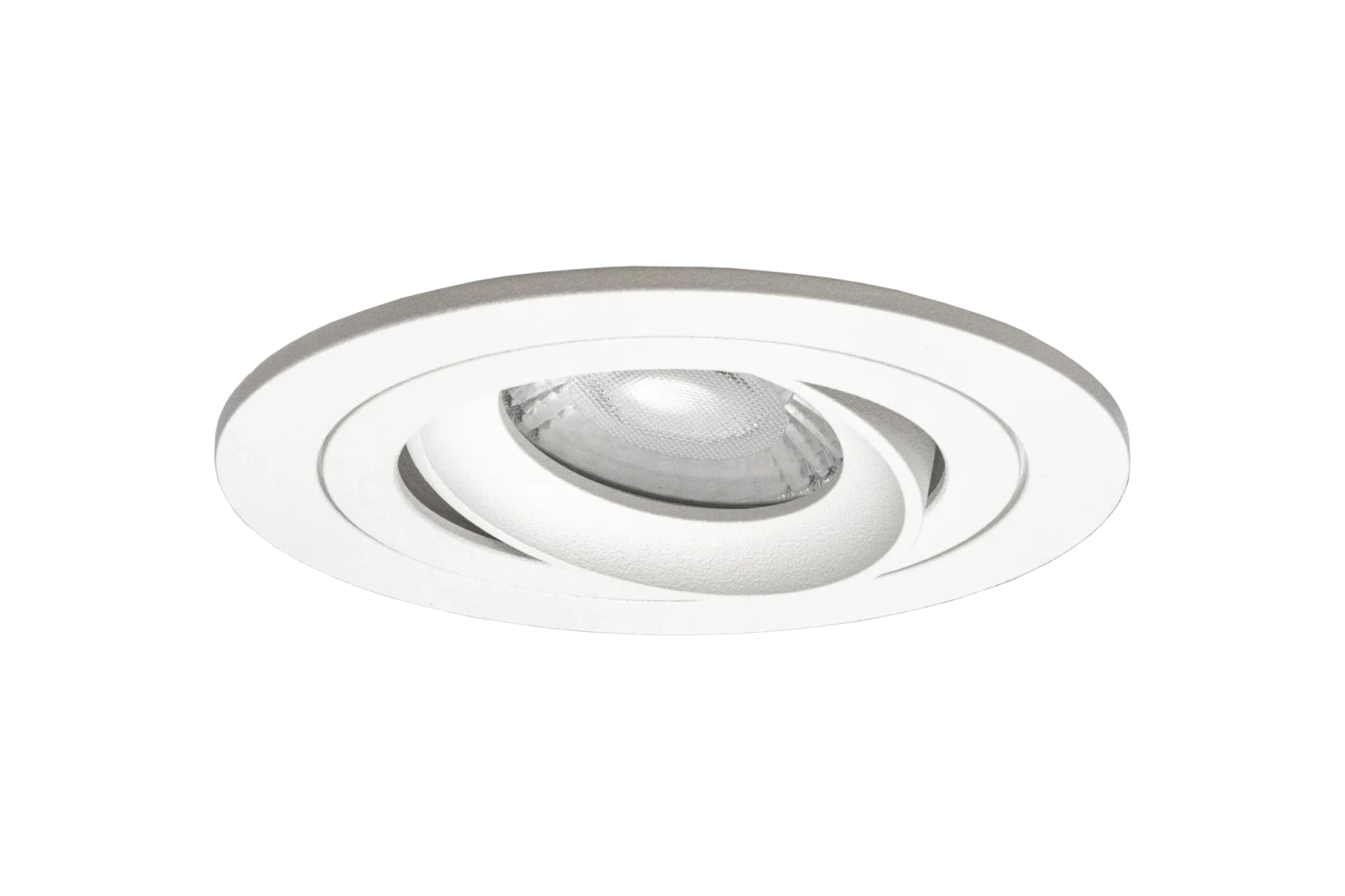 LED GU10 Inbouwspot Armatuur, Rond, Kantelbaar, IP20, Wit