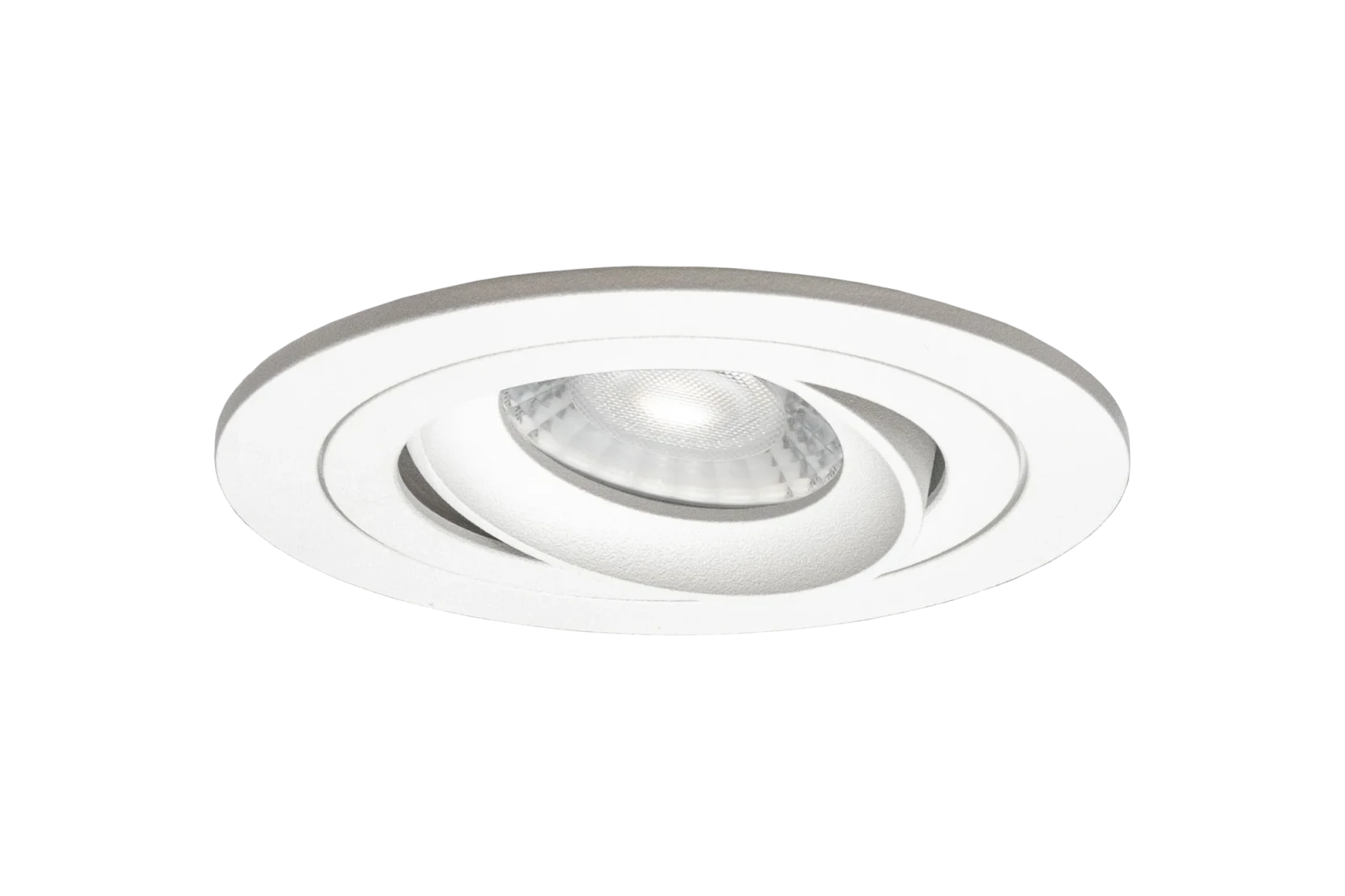 LED GU10 Inbouwspot Armatuur, Rond, Kantelbaar, IP20, Wit