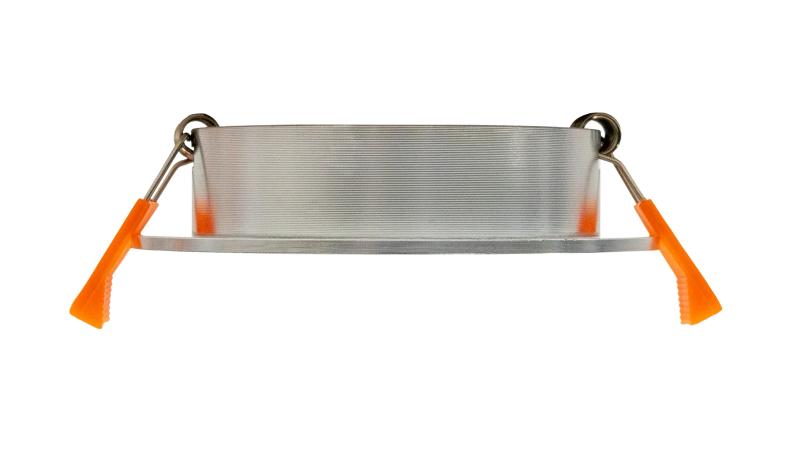 LED GU10 Inbouwspot Armatuur, Rond, Kantelbaar, IP20, Geborsteld Aluminium + Zilver