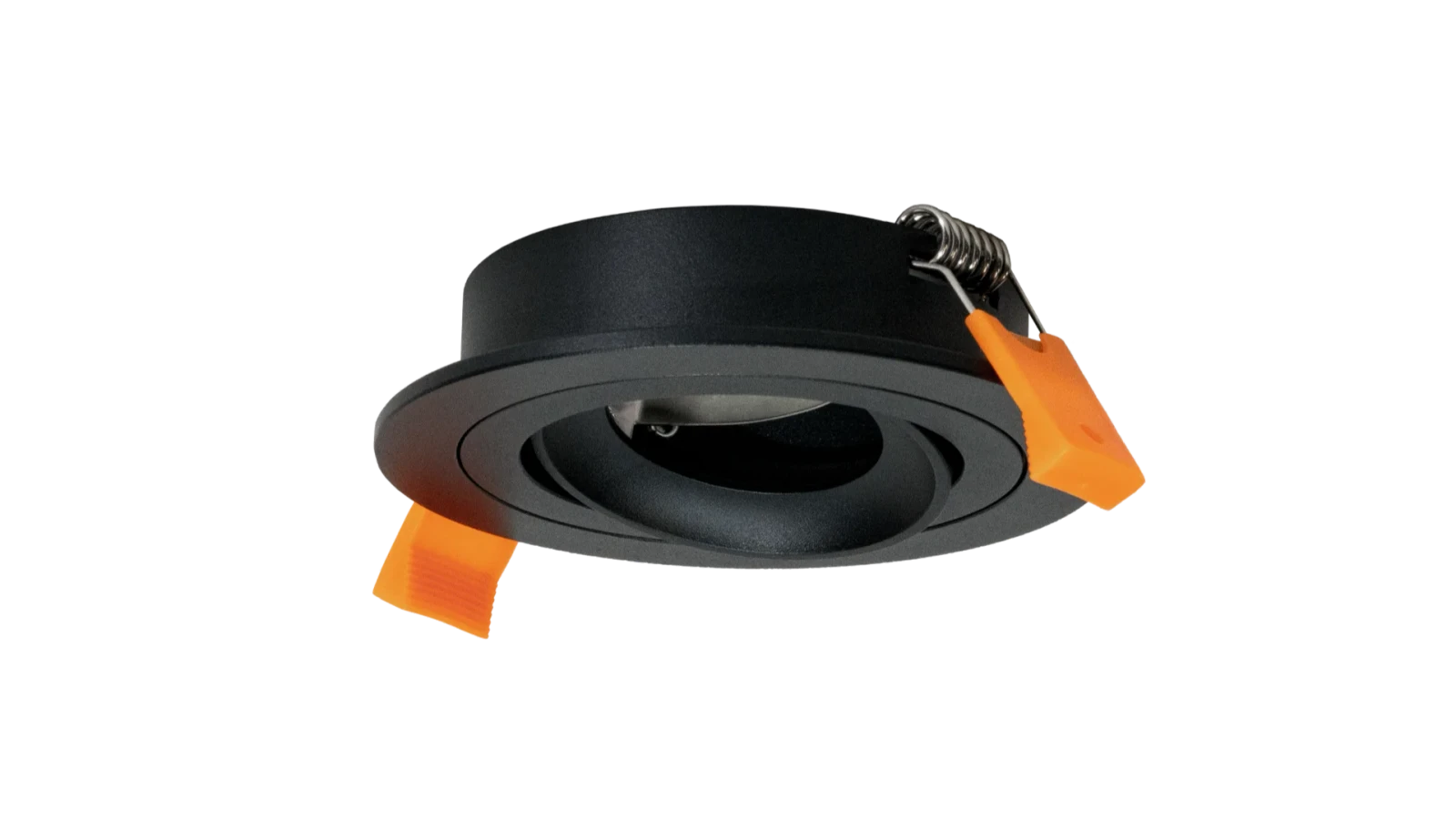 LED GU10 Inbouwspot Armatuur, Rond, Kantelbaar, IP20, Mat Zwart
