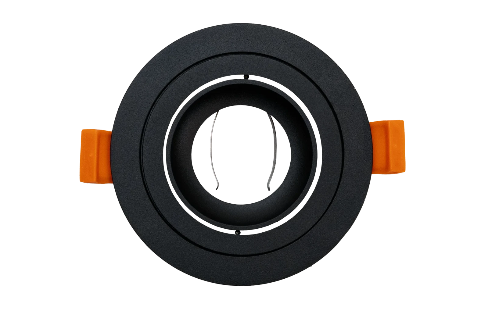 LED GU10 Inbouwspot Armatuur, Rond, Kantelbaar, IP20, Mat Zwart