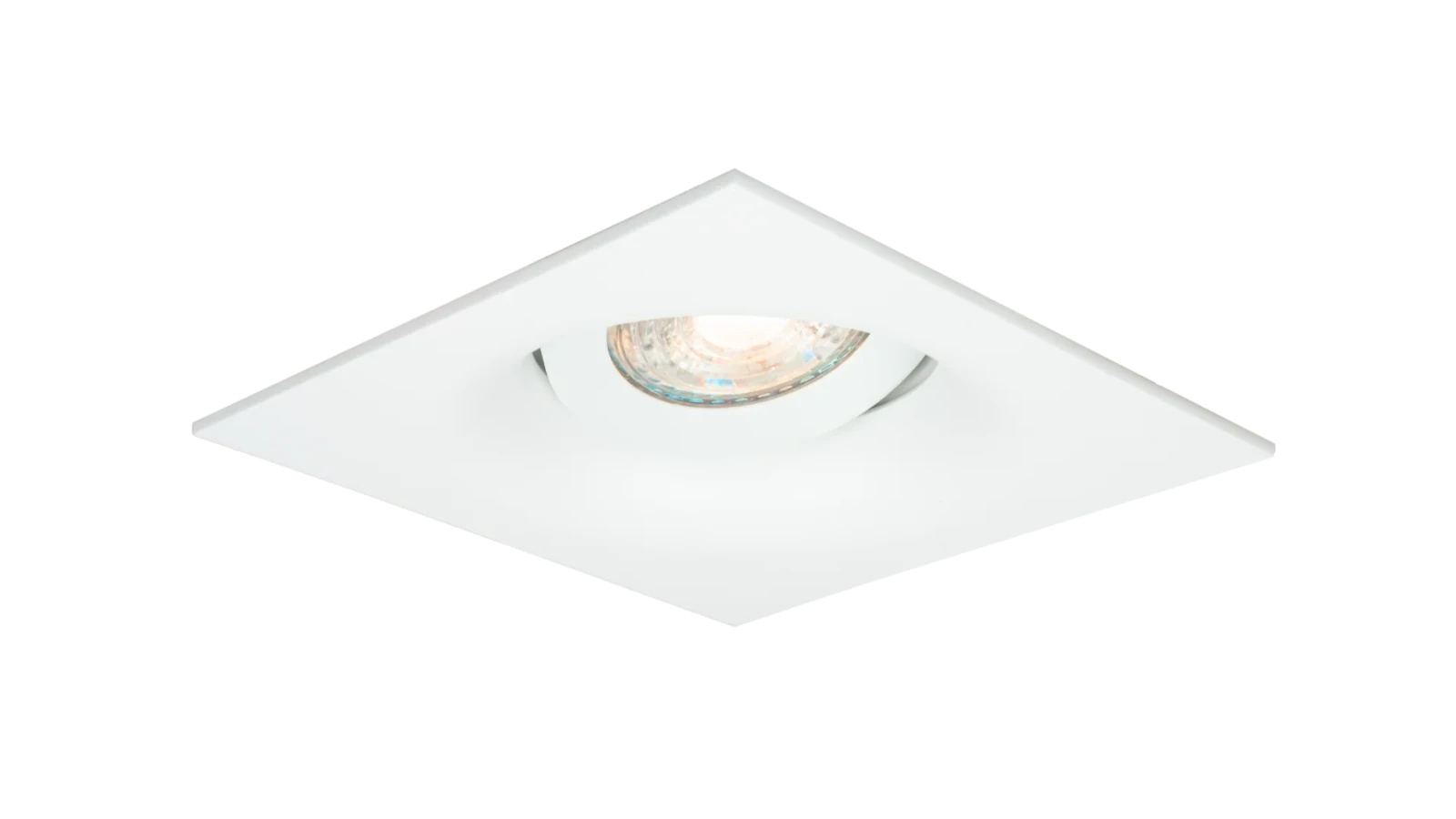 LED GU10 Inbouwspot Armatuur, Vierkant, IP20, Wit